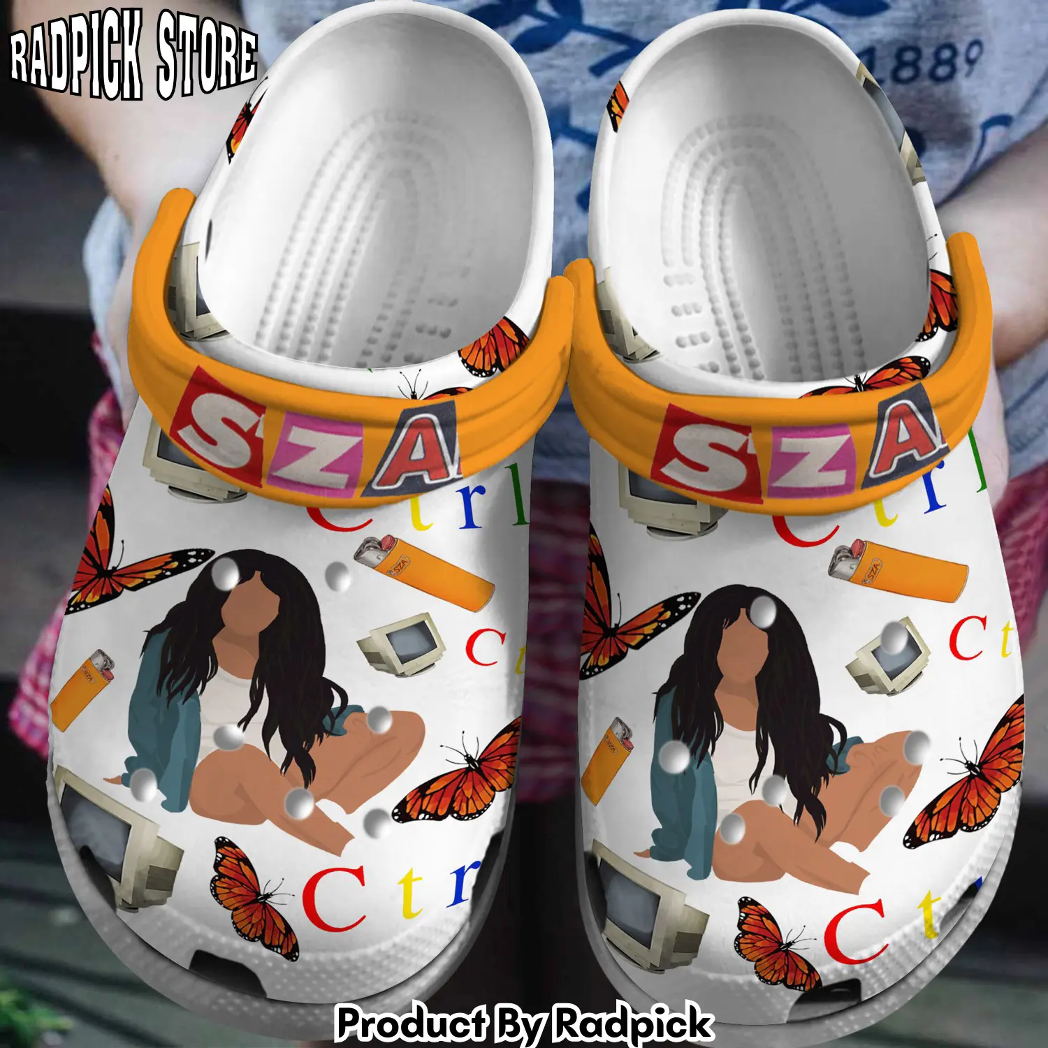 Radpick sza music crocss crocband clogs shoes comfortable for men women and kids footwearelite exclusive rp6521003